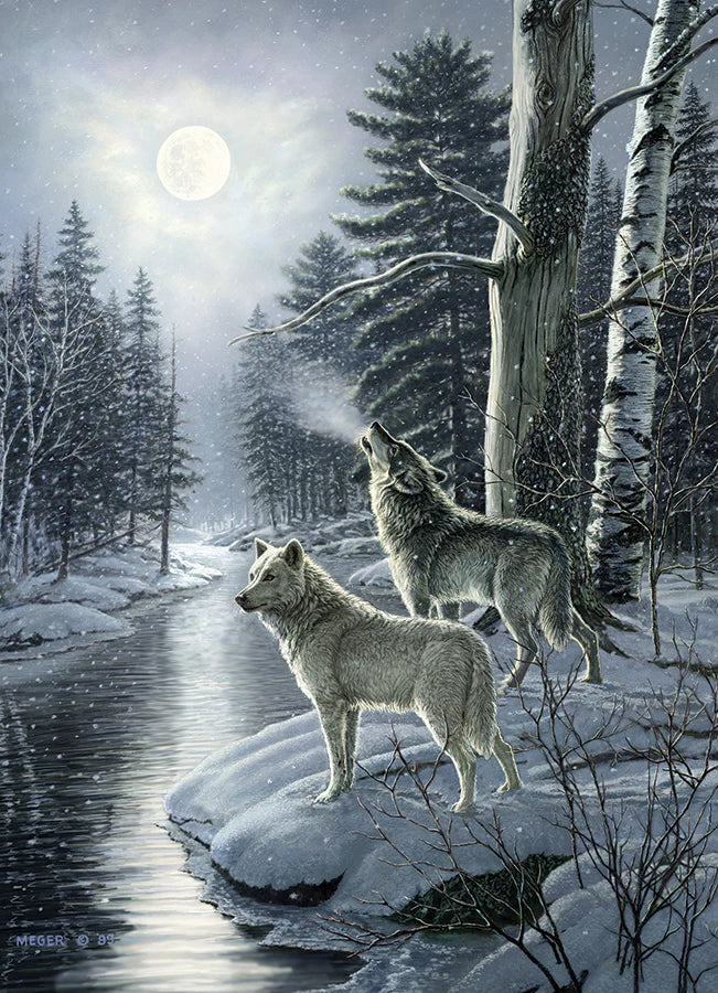 COBBLE HILL Wolves by Moonlight | 1000 Piece