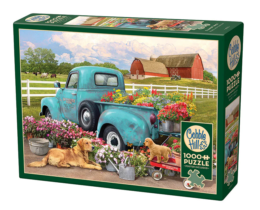 COBBLE HILL Flower Truck | 1000 Piece
