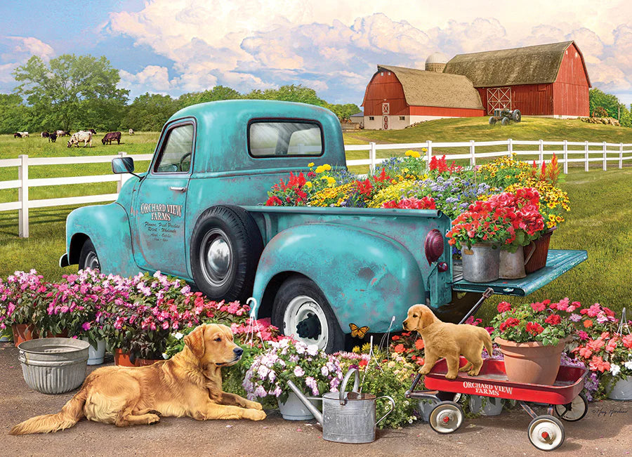 COBBLE HILL Flower Truck | 1000 Piece