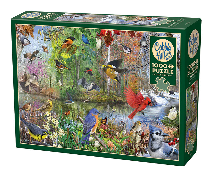 COBBLE HILL Birds of the Season | 1000 Piece