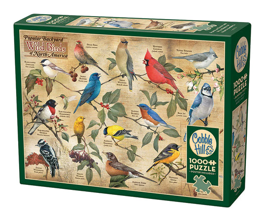 COBBLE HILL Popular Backyard Wild Birds of North America | 1000 Piece
