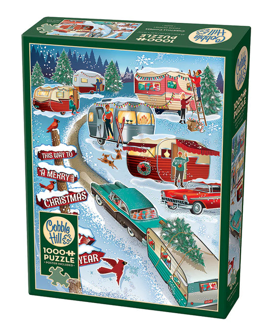 COBBLE HILL Christmas Campers | 1000 Piece