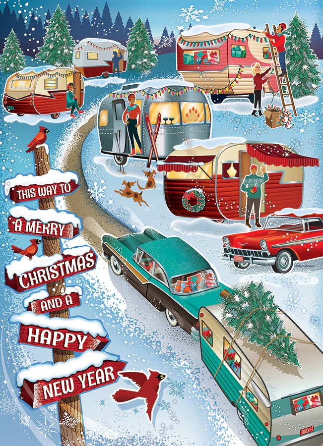 COBBLE HILL Christmas Campers | 1000 Piece