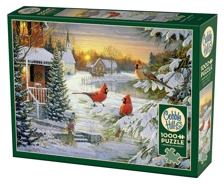 COBBLE HILL Sunset Cardinals | 1000 Piece