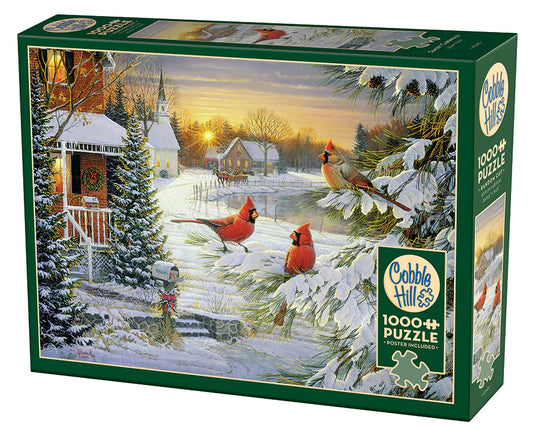 COBBLE HILL Sunset Cardinals | 1000 Piece