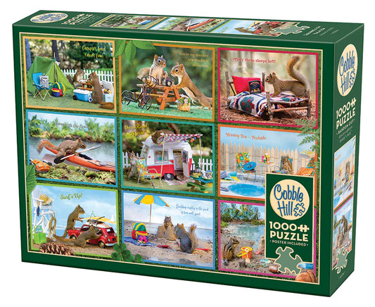 COBBLE HILL Squirrels on Vacation | 1000 Piece