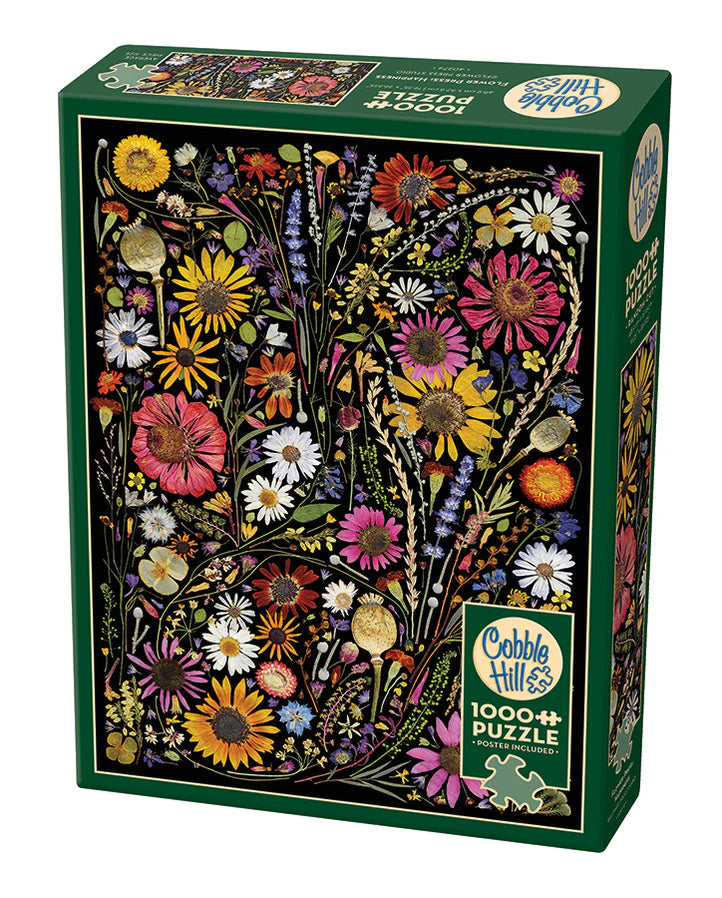 COBBLE HILL Flower Press: Happiness | 1000 Piece