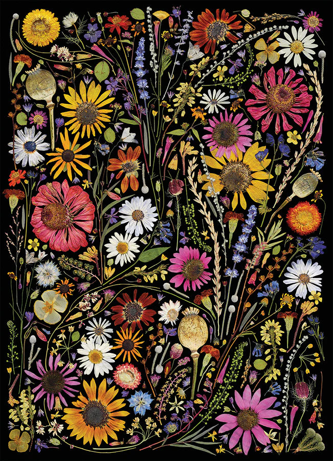 COBBLE HILL Flower Press: Happiness | 1000 Piece