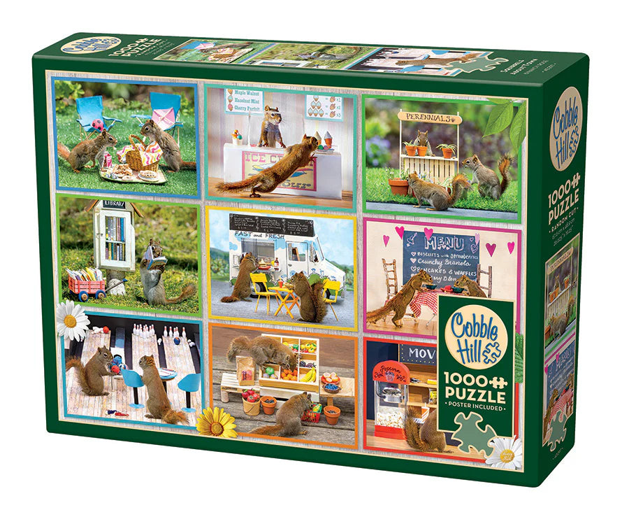 COBBLE HILL Squirrels Around Town | 1000 Piece