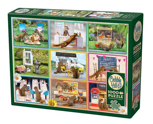 COBBLE HILL Squirrels Around Town | 1000 Piece