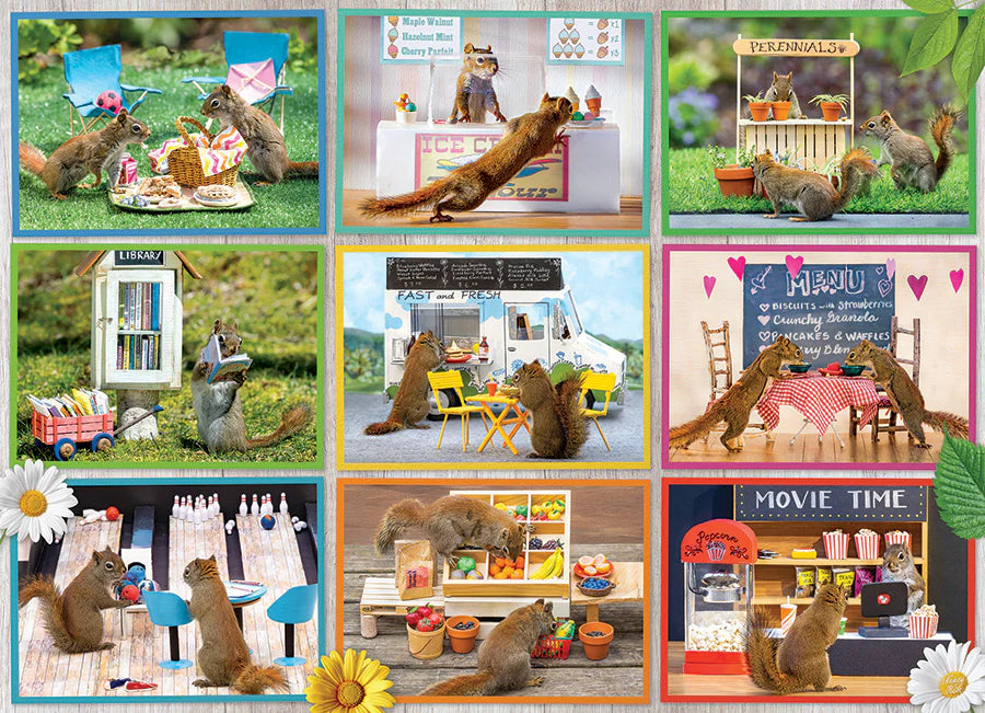 COBBLE HILL Squirrels Around Town | 1000 Piece