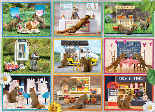 COBBLE HILL Squirrels Around Town | 1000 Piece