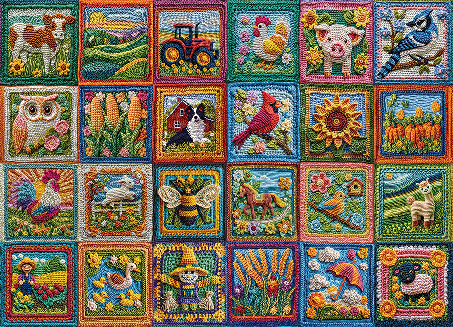 COBBLE HILL Country Life Crochet | 1000 Piece