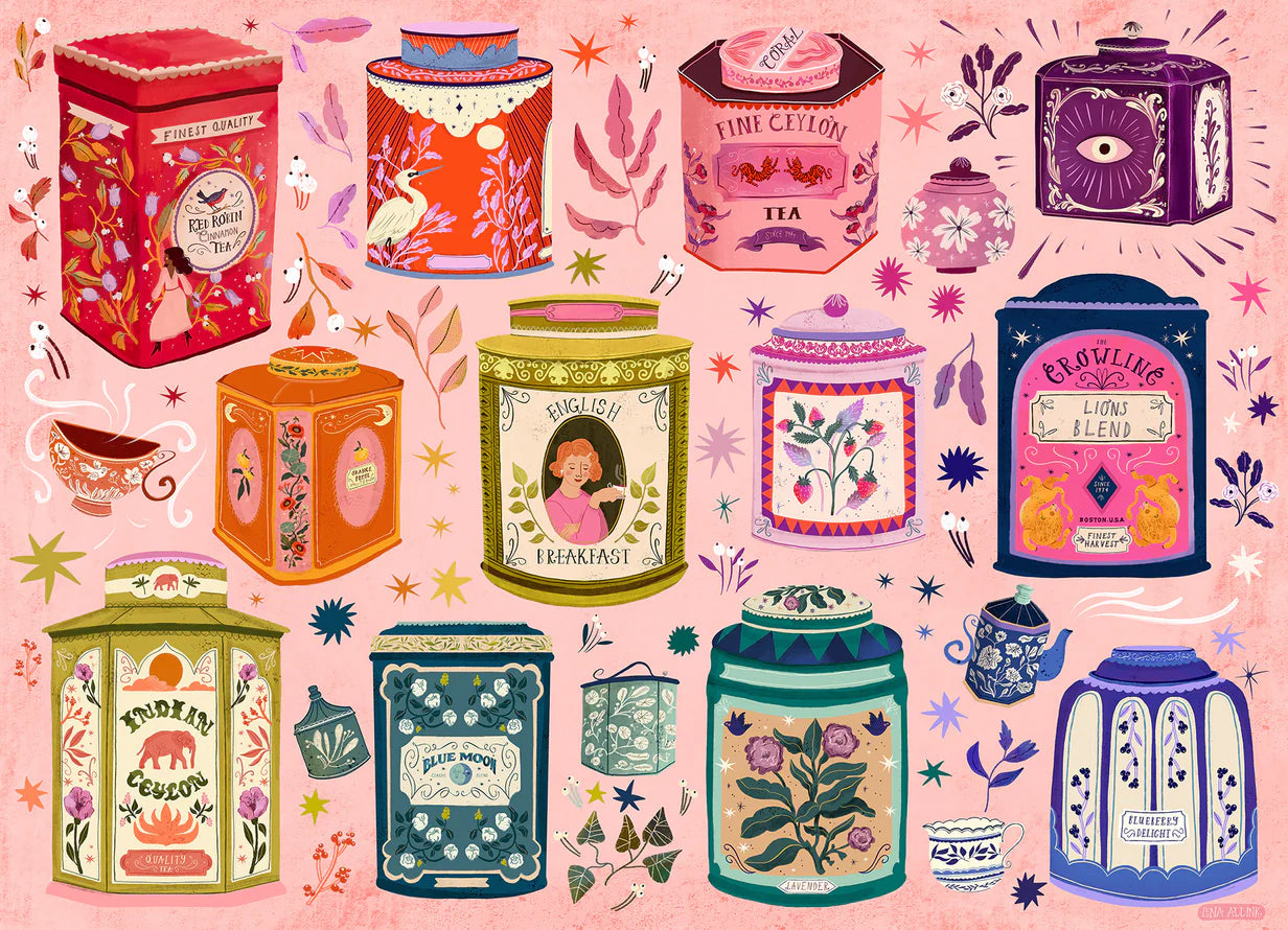 COBBLE HILL Tea Tin Treasures |1000 Piece