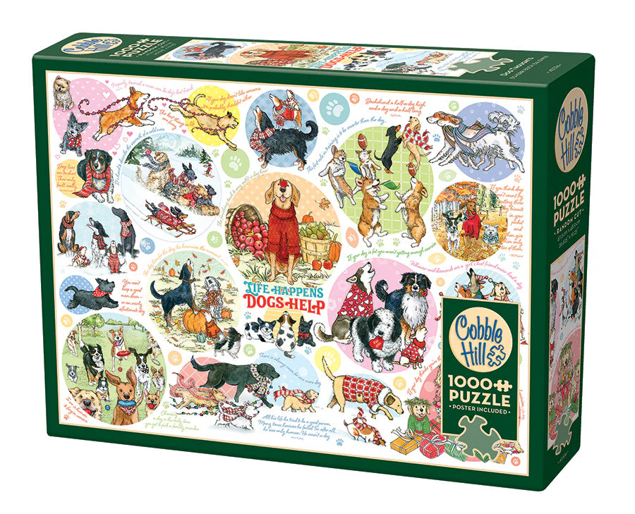 COBBLE HILL Dog Thoughts |1000 Piece
