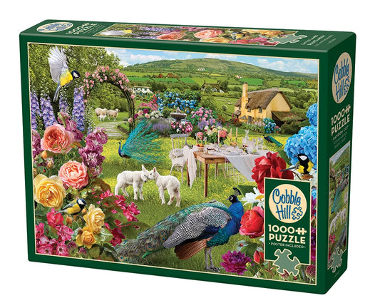 COBBLE HILL Little Lambs Rose Garden | 1000 Piece