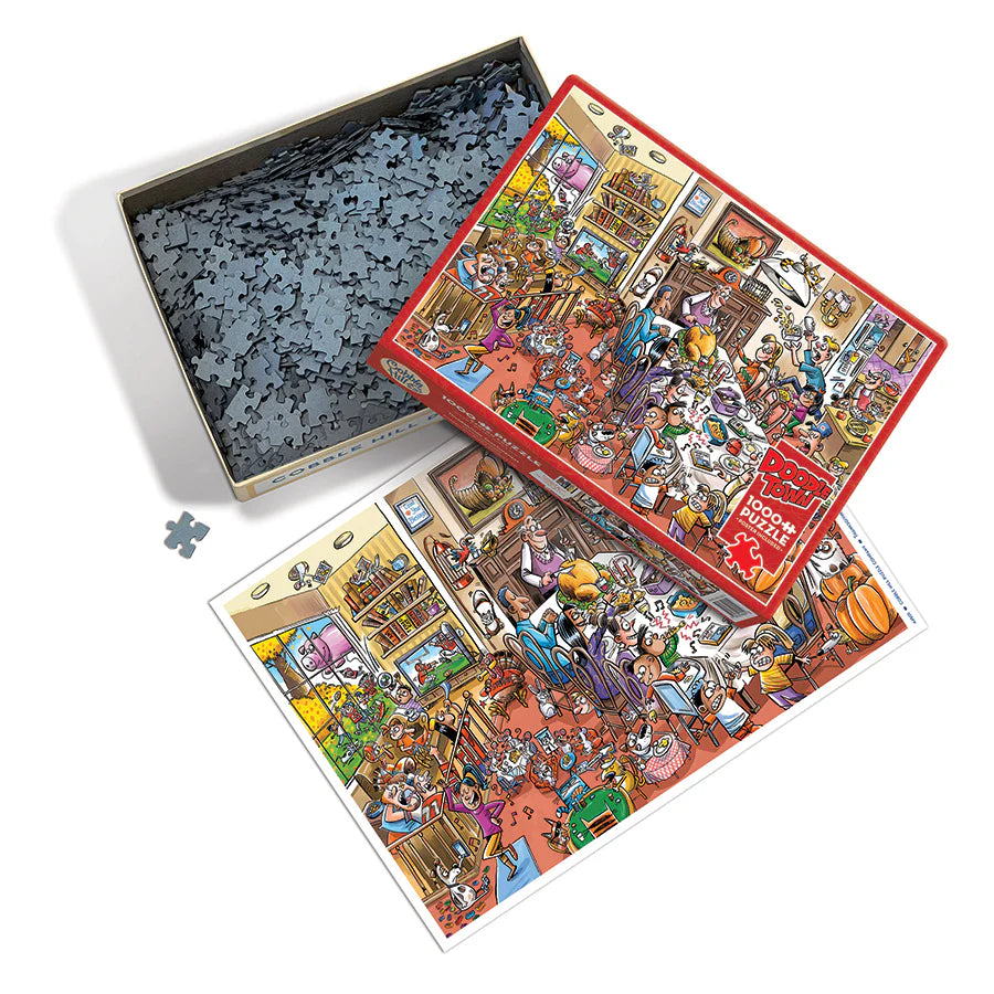 COBBLE HILL DoodleTown: Thanksgiving Togetherness | 1000 Piece