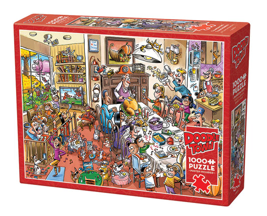 COBBLE HILL DoodleTown: Thanksgiving Togetherness | 1000 Piece