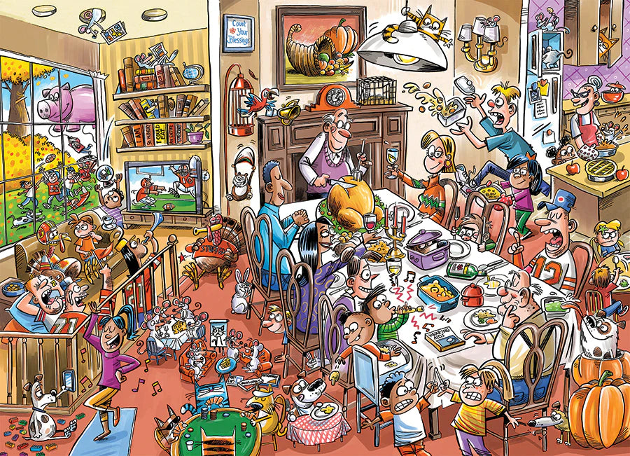 COBBLE HILL DoodleTown: Thanksgiving Togetherness | 1000 Piece