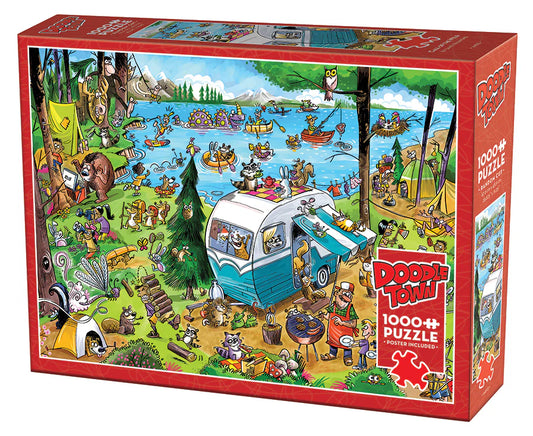 COBBLE HILL DoodleTown: Call of the Wild | 1000 Piece