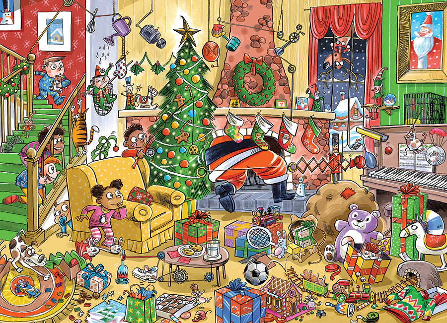 COBBLE HILL DoodleTown: Catching Santa | 1000 Piece