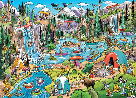 COBBLE HILL DoodleTown: Portage Pandemonium | 1000 Piece