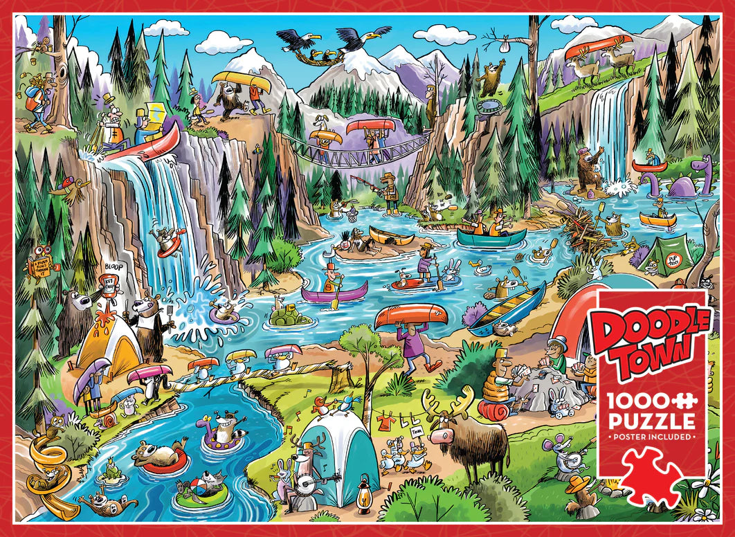 COBBLE HILL DoodleTown: Portage Pandemonium | 1000 Piece