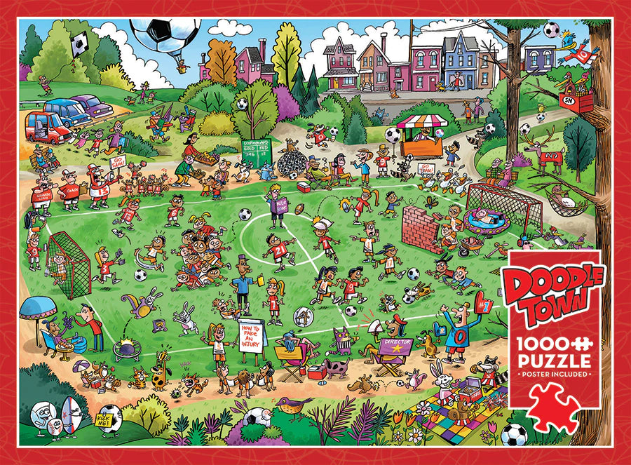 COBBLE HILL DoodleTown: Offside Antics | 1000 Piece
