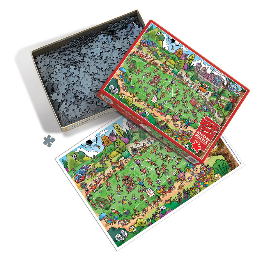COBBLE HILL DoodleTown: Offside Antics | 1000 Piece