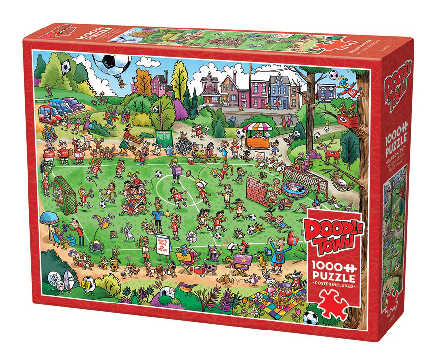 COBBLE HILL DoodleTown: Offside Antics | 1000 Piece