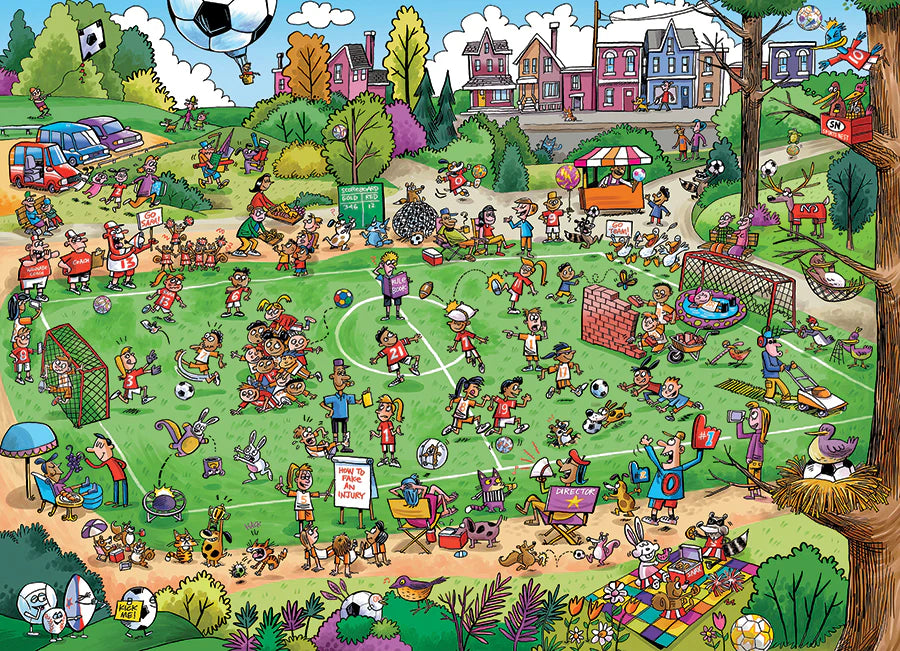 COBBLE HILL DoodleTown: Offside Antics | 1000 Piece