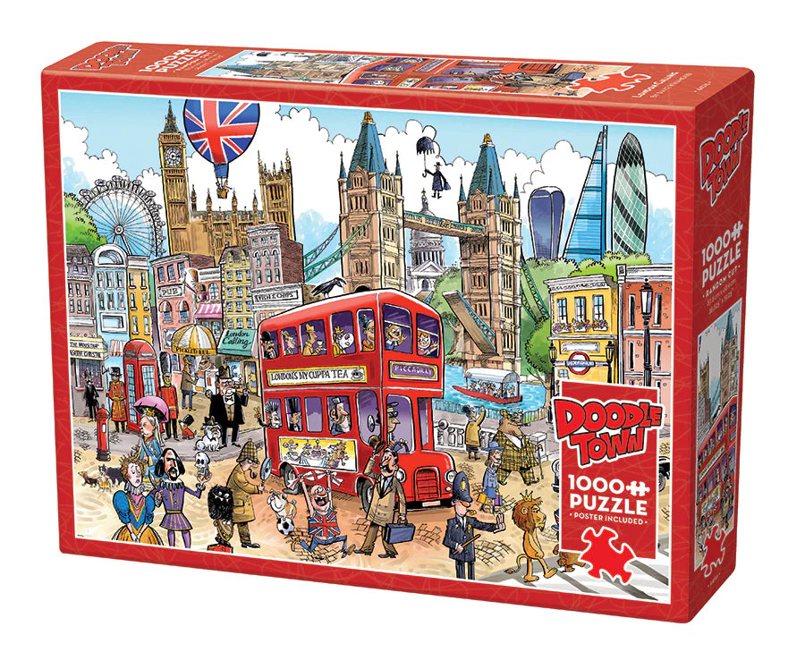 COBBLE HILL Doodletown: London Calling | 1000 Piece