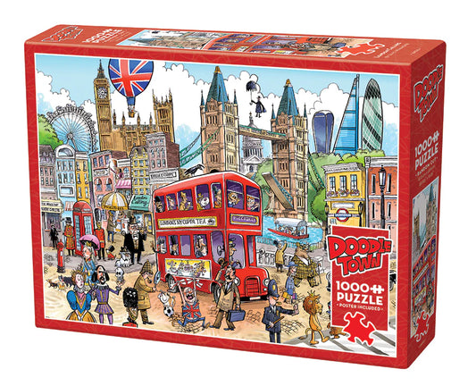 COBBLE HILL Doodletown: London Calling | 1000 Piece