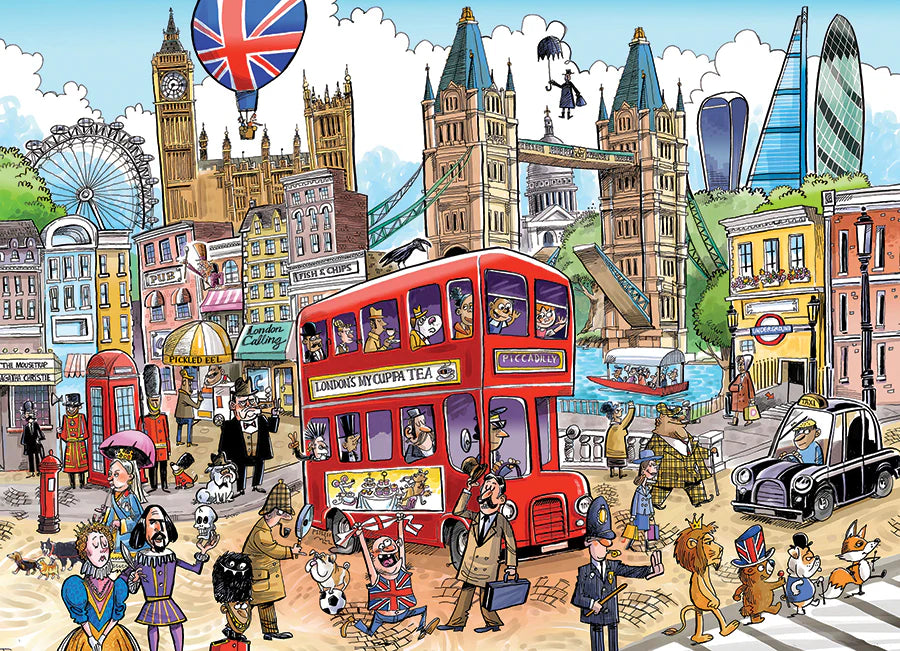 COBBLE HILL Doodletown: London Calling | 1000 Piece