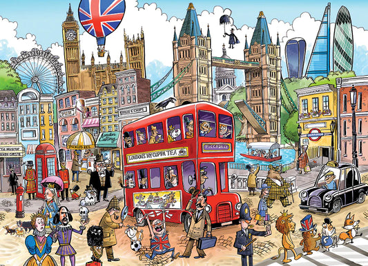 COBBLE HILL Doodletown: London Calling | 1000 Piece