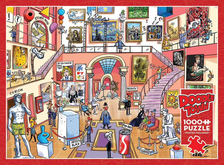 COBBLE HILL Doodletown: Museum Mischief | 1000 Piece