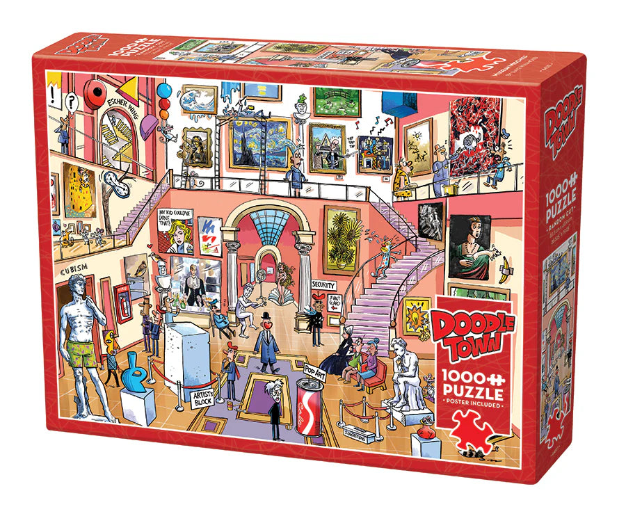 COBBLE HILL Doodletown: Museum Mischief | 1000 Piece