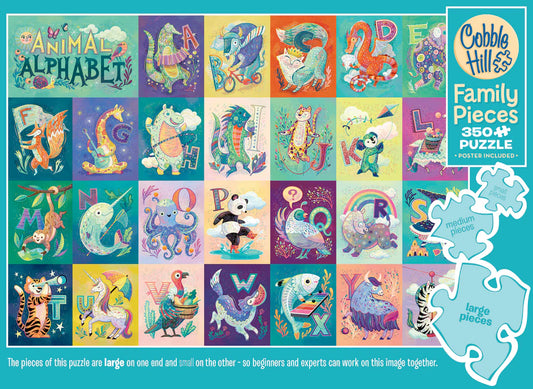 COBBLE HILL Animal Alphabet (Family) | Family Pieces 350