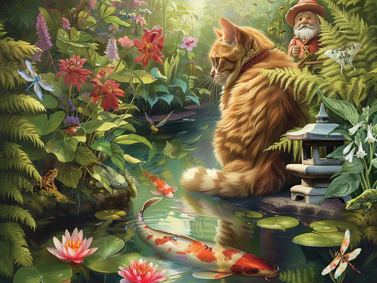 COBBLE HILL Koi Cat | Easy Handling 275 Piece | AI Assistance