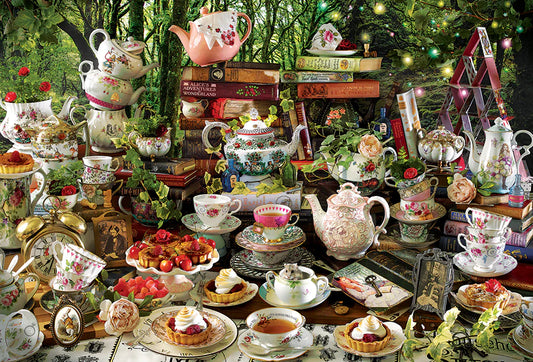 COBBLE HILL Mad Hatter's Tea Party | 2000 Piece