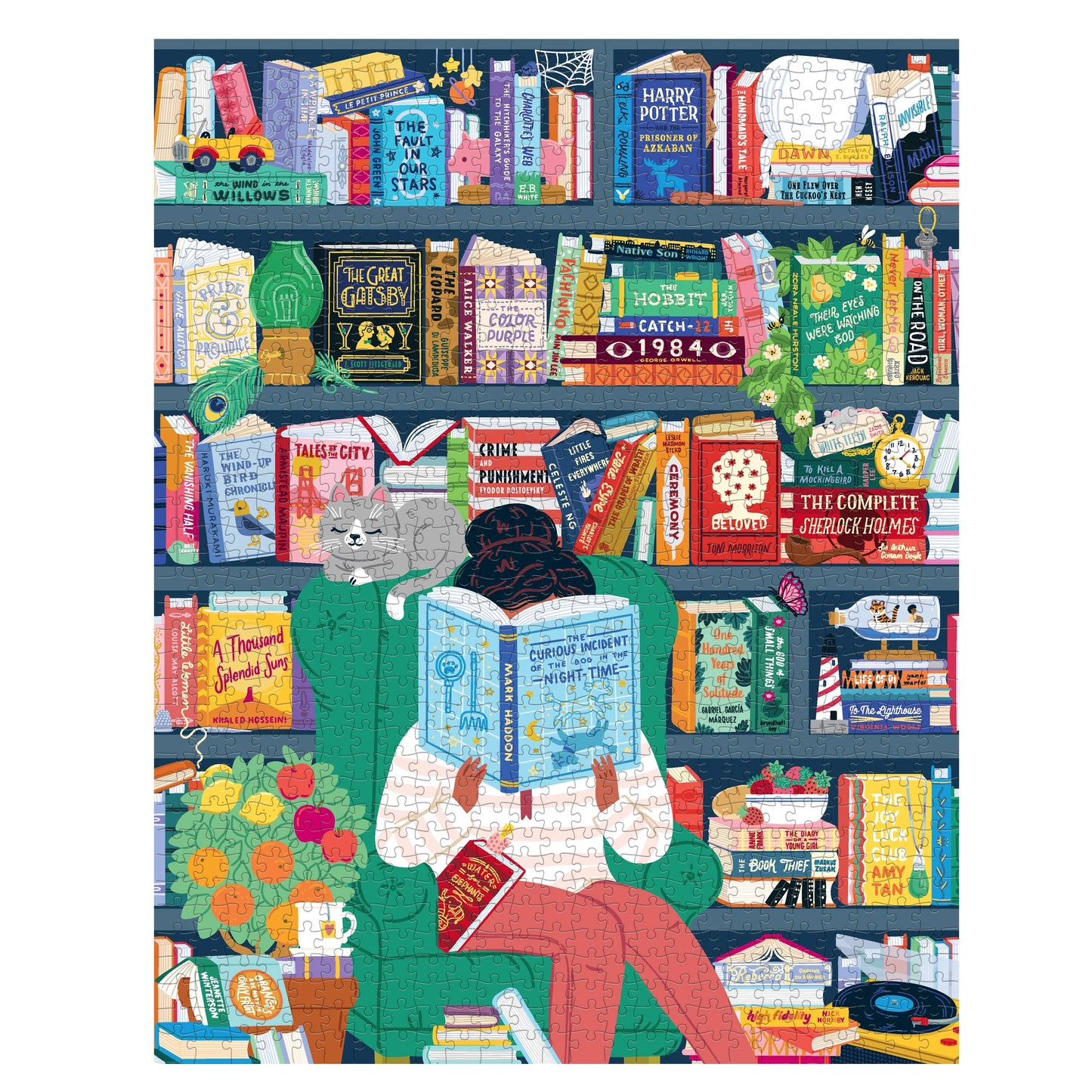 RIDLEY'S 50 Must-Read Books of the World Bucket List 1000-Piece Puzzle