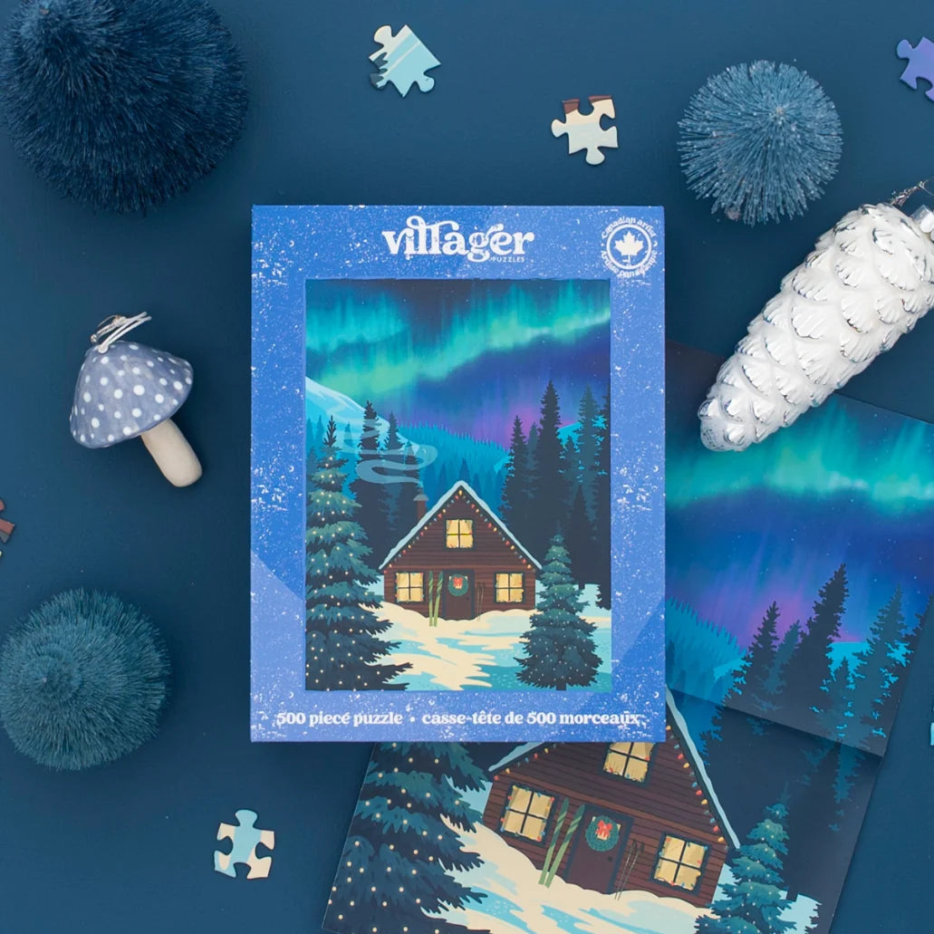 VILLAGER, Northern Cabin | 500-Piece Puzzle for Adults | Designed in Canada by Diana Pinnell