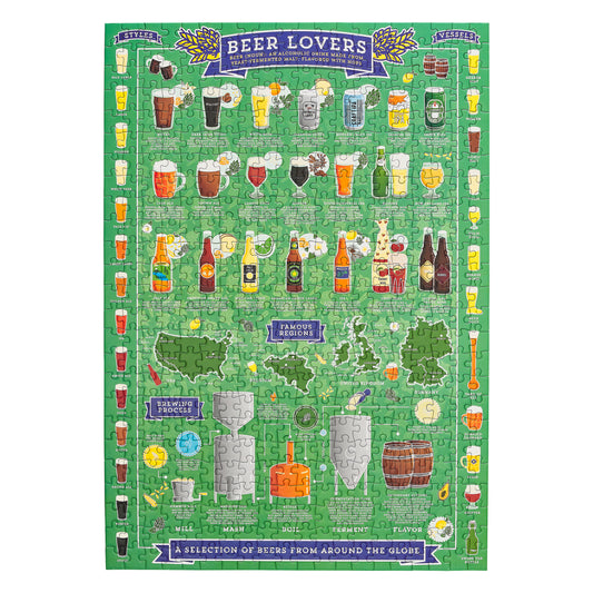 RIDLEY'S Beer Lover's 500 Piece Jigsaw Puzzle