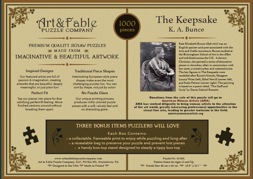 ART & FABLE The Keepsake 1000 PCS