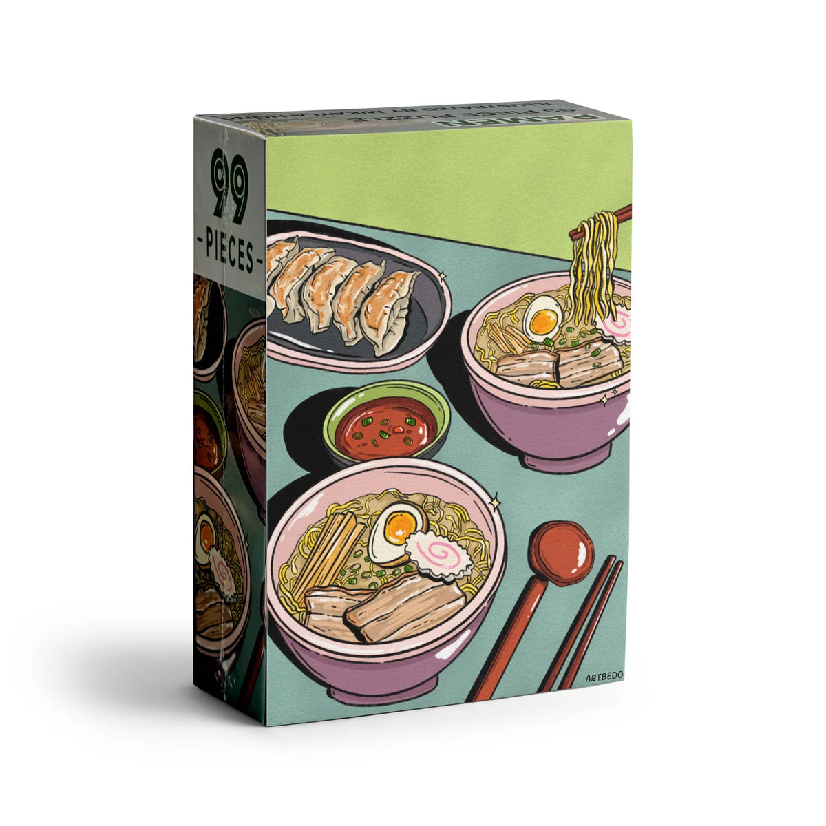 ARCADIA PUZZLES, Ramen, 99 pieces