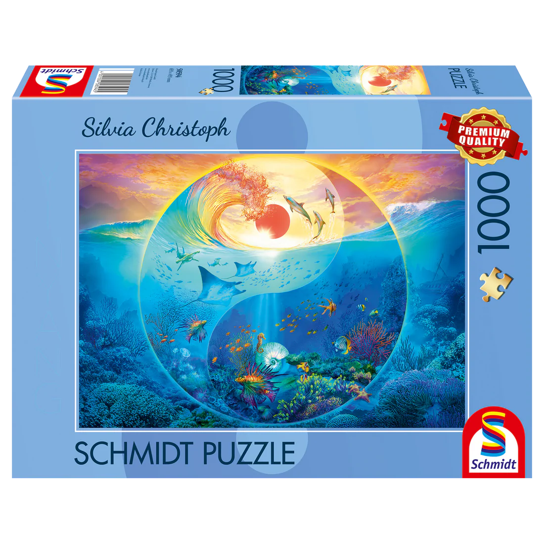SCHMIDT YIN & YANG IN THE KINGDOM OF MARINE ANIMALS 1000 PCS