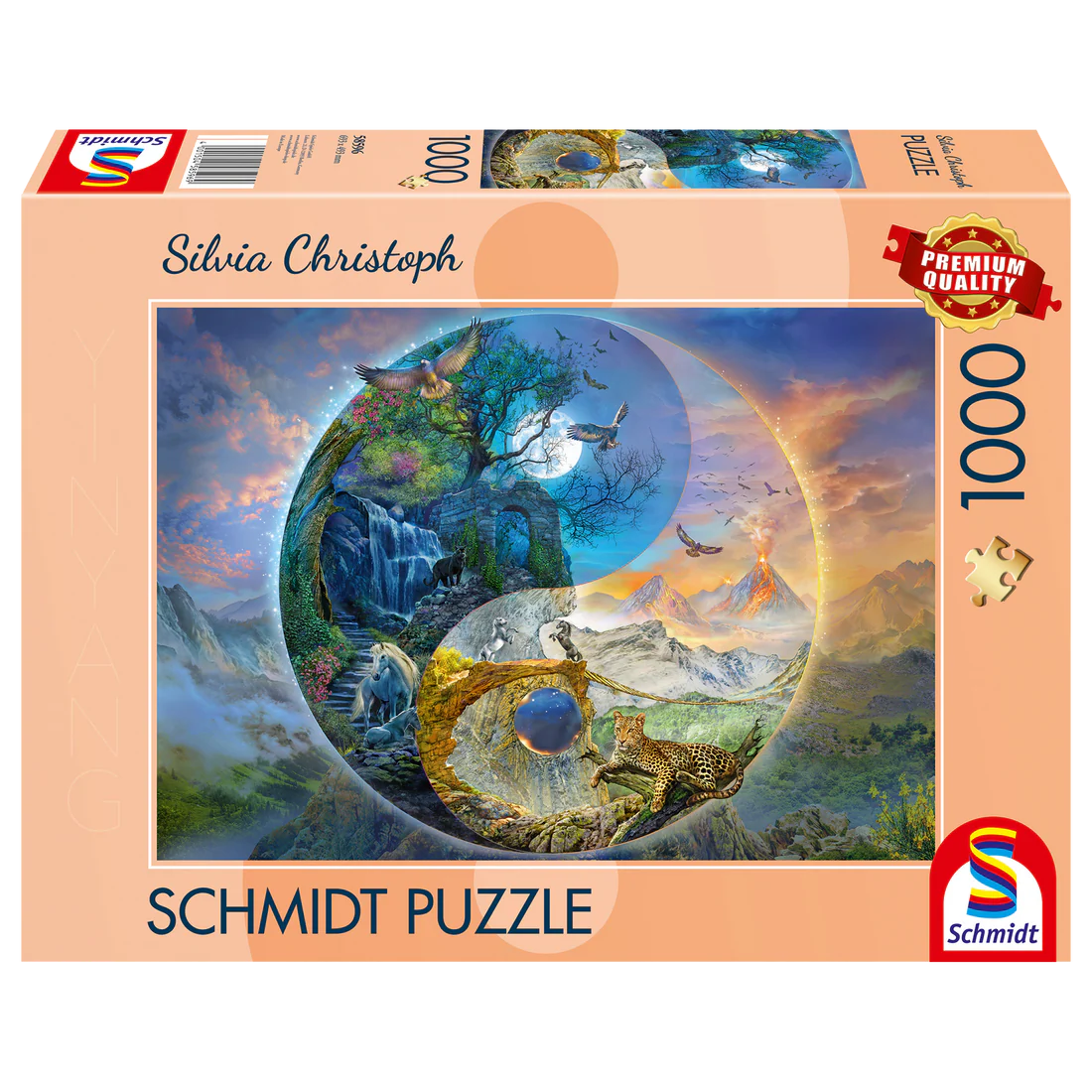 SCHMIDT YIN & YANG MOUNTAIN WORLDS 1000 PCS