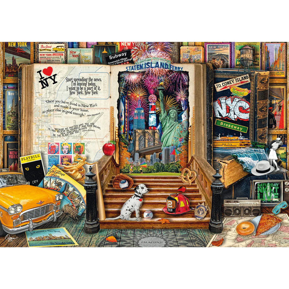 SCHMIDT MEMORIES OF NEW YORK 1000 PCS