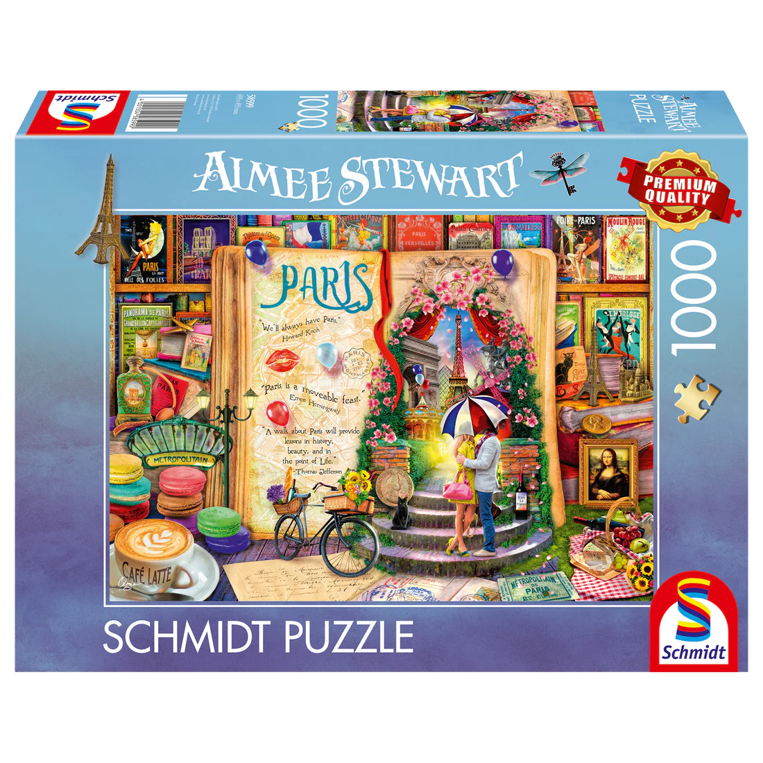 SCHMIDT MEMORIES OF PARIS 1000pcs