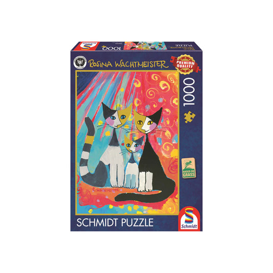 SCHMIDT ROSINA WACHTMEISTER, HAPPY CAT FAMILY 1000 PCS